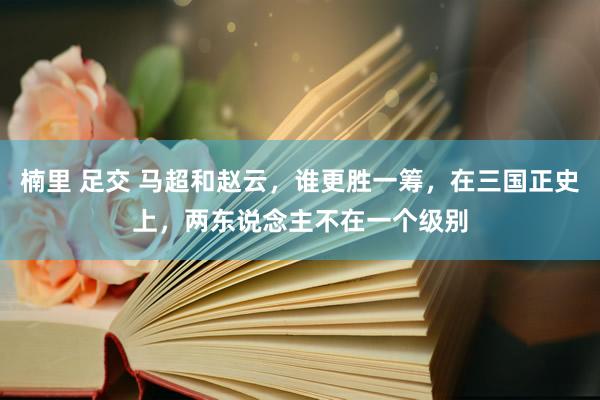 楠里 足交 马超和赵云，谁更胜一筹，在三国正史上，两东说念主不在一个级别